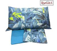 Lenzuola Happidea Lenzuola Matrimoniale Teich Blu Made In Italia