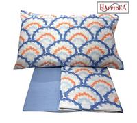 Lenzuola Happidea Lenzuola Singola Chlamis Celeste Made In Italia