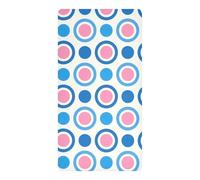 Lenzuola impermeabili per culla culla culla Trendy Polka Dot Pesca Blu