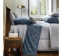 Lenzuola in Percalle Matrimoniali GABEL Thalia foliage blu notte