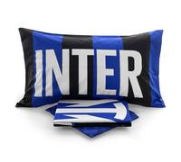 Lenzuola Inter Singolo Piazza e Mezza Completo Letto ufficiale Puro Cotone 100%