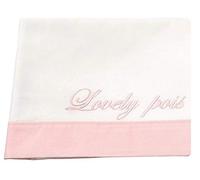 Lenzuola Lettino Azzurra Design Contact Lovely Pois Set 3pz -Rosa