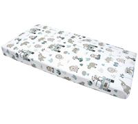 Lenzuola Lettino Neonato 60x120-100% Cotone Lenzuolo con Angoli Culla