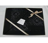 Lenzuola Letto Matrimoniale RENATO BALESTRA Cotone CRISTEL Strass NERO