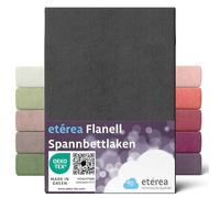 Lenzuola Letto singolo Flanella 100% Cotone - altri Colori e Dimensioni - Lenzuolo con Angoli - per Divano e Materasso Fino a 25 cm di Altezza