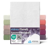 Lenzuola Letto singolo Flanella 100% Cotone - altri Colori e Dimensioni - Lenzuolo con Angoli - per Divano e Materasso Fino a 25 cm di Altezza