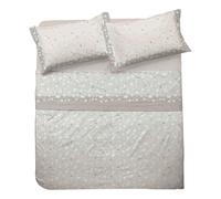 Lenzuola Matrimoniale 100% puro Cotone Novia Marlene Set Completo Letto 2 piazze