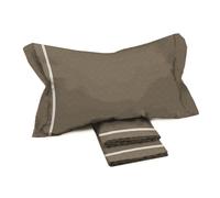 Lenzuola Matrimoniali Cotone Completo MAXI Tex Family - Design Moderno 'Time' Co