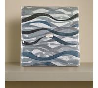 Lenzuola Matrimoniali Flanella Corinna a Onde Bluette - Morbide e Calde