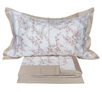 Lenzuola Matrimoniali Raso puro Cotone Completo letto RAMAGE LA PERLA 2 piazze