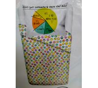 LENZUOLA MIAMI SINGOLO 1 POSTO USA LE PAROLE COTONE, COMPLETO LENZUOLO MIAMI