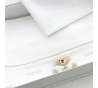 Lenzuola per Carrozzina Set 3pz Tato linea Bianca 60X120CM