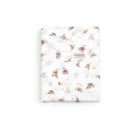 LENZUOLA PER CULLA/CARROZZINA 75X100CM, CON FEDERA PRINT BUTTEFLY