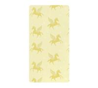 Lenzuola per culla in cotone morbido e confortevole Ghothic Pegasus giallo pastello ragazzo ragazza lenzuolo per culla per asilo nido 1 confezione Algodon para cuna de 39 x 27