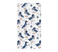 Lenzuola per culla in cotone per neonati e ragazze, morbide e comode, indaco, giocoso, con animali reali per la cameretta dei bambini, 1 confezione juego de sabanas para 39 x 27