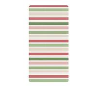 Lenzuola per culla in cotone per neonati e ragazze, morbide e traspiranti a strisce primaverili, bianco sporco, per cameretta dei bambini, 1 confezione para cama de nin?os 39 x 27