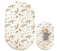 Lenzuola per culla - Lenzuola per cesto Mosè | Lenzuola per lettino | Lenzuola con angoli per lettino | Lenzuola con angoli per passeggino | Lenzuolo con angoli in chiffon per materasso per lettino |