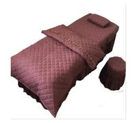 Lenzuola per Lettino Massaggio 4 pezzi set di biancheria da letto trapuntata for salone bellezza massaggio uso spa lenzuola copriletto gonna federa copripiumino(Color 5,60x180)