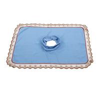 Lenzuola per massaggi di bellezza, lenzuolo per la testa del lettino da massaggio spa, lenzuolo per la copertura del lettino da massaggio con foro per il viso per salone (3)