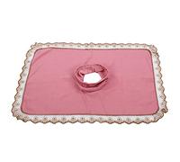 Lenzuola per massaggi di bellezza, lenzuolo per la testa del lettino da massaggio spa, lenzuolo per la copertura del lettino da massaggio con foro per il viso per salone (2)