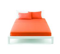 Lenzuola piano percalle 80 fili matrimoniale 250x290 - vari colori - Cassera