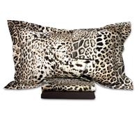 Lenzuola Roberto Cavalli Bravo Completo letto matrimoniale puro raso di cotone