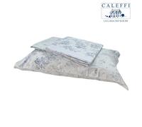 Lenzuola Singola Caleffi Caldo Cotone Carolyn Cielo Puro Cotone