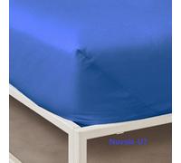 Bassetti Linea Pop Color Lenzuolo coprimaterasso per sotto 100% Cotone con Angoli Elastici CUCITI Matrimoniale Piazza Mezzo Singolo, Nuvola, Matrimoniale 175x200