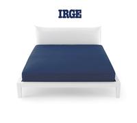 Lenzuola Sotto Irge Singolo/Matrimoniale Con Angoli In Tinta Unita 100% Cotone