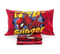 Lenzuola Spiderman Marvel singolo Completo Letto una piazza puro cotone 100%