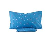 Lenzuola SSC Napoli completo Ufficiale, 2 PEZZI, per letto Singolo con scudetto N840 AZZURRO