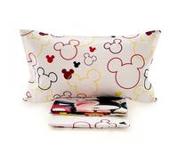 Lenzuola Disney Topolino singolo completo letto Mickey Mouse una piazza cotone
