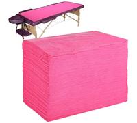 Lenzuola usa e getta per massaggi spa, 180 x 80 cm, per salone di bellezza, 100 pezzi, protezione per lettino da massaggio, per estetista, hotel, morbido tessuto non tessuto