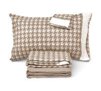 Lenzuola Zucchi Flanella invernale Crocus Matrimoniale completo letto Cotone