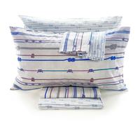 Lenzuola Zucchi Sail Matrimoniale 4 federe completo letto 2 piazze cotone 100%