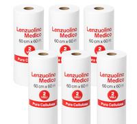 Lenzuolino Medico 60x60m 6 Rotoli 2 Veli in Pura Cellulosa - Extra Resistente
