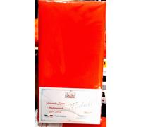 Lenzuolo ARMONIE DI CASA matrimoniale puro cotone misure maxi 250x290 cm ARANCIO
