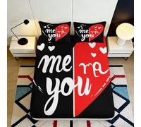 Lenzuolo con Angoli 3D Stampa Puzzle Amore Microfibra Tasca Profonda Antiscivolo Camera Letto Lettere Romantiche Mattress Fitted Cover 120x200x25cm
