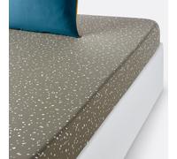 Lenzuolo con angoli cotone, Hilda Verde 180 x 200 cm