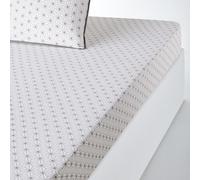 Lenzuolo con angoli cotone, Nordic Bianco 140 x 190 cm