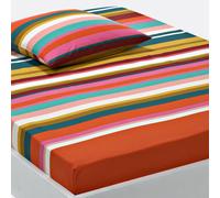 Lenzuolo con angoli cotone, Paraiso Arancione 140 x 190 cm