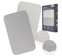 Lenzuolo con angoli culla 80x42 set di 2 lenzuola in viscosa di bambù senza s...