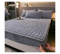 Lenzuolo Con Angoli Di Flanella Ultra Morbida Con Design Di Tasche Profonde, Biancheria Da Letto Traspirante For Tutte Le Stagioni For Un Confort Tutto L'anno(Gray,180X200cm)