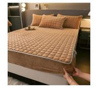 Lenzuolo Con Angoli Di Flanella Ultra Morbida Con Design Di Tasche Profonde, Biancheria Da Letto Traspirante For Tutte Le Stagioni For Un Confort Tutto L'anno(Brown,90X200cm)