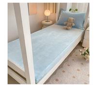 Lenzuolo Con Angoli Di Velluto Caldo E Spesso For Un Confort Tutto L'anno, Lenzuolo Ultra Morbido Con Tasche Profonde E Elasticità Completa, Adatto For Domestico(Blue,180x200cm)