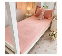 Lenzuolo Con Angoli Di Velluto Caldo E Spesso For Un Confort Tutto L'anno, Lenzuolo Ultra Morbido Con Tasche Profonde E Elasticità Completa, Adatto For Domestico(Dark pink,90x200cm)