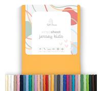 Lenzuolo con angoli elasticizzati 100% cotone jersey - 80/200 80 x 200, Sonnig, 80 x 180 cm