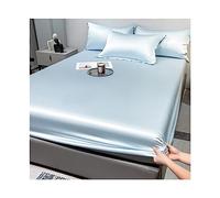 Lenzuolo con Angoli Elasticizzati Misura Singolo XL King Size Resistente in Tencel 1 Pezzo Fondo rinfrescante all'eucalipto per Chi soffre Il Caldo Durante Il Sonno Misura King Size