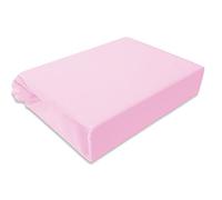Lenzuolo con angoli elasticizzati per lettino, incontinenza, impermeabile, in jersey con membrana in poliuretano, 60 x 120 cm, 70 x 140 cm, 80 x 160 cm, peso elevato 180 g/m2 (rosa, 60 x 120)