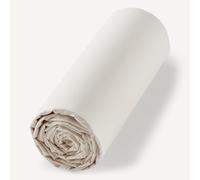 Lenzuolo con angoli in voile di cotone bio per bambini, Gypsum Beige 90 x 190 cm